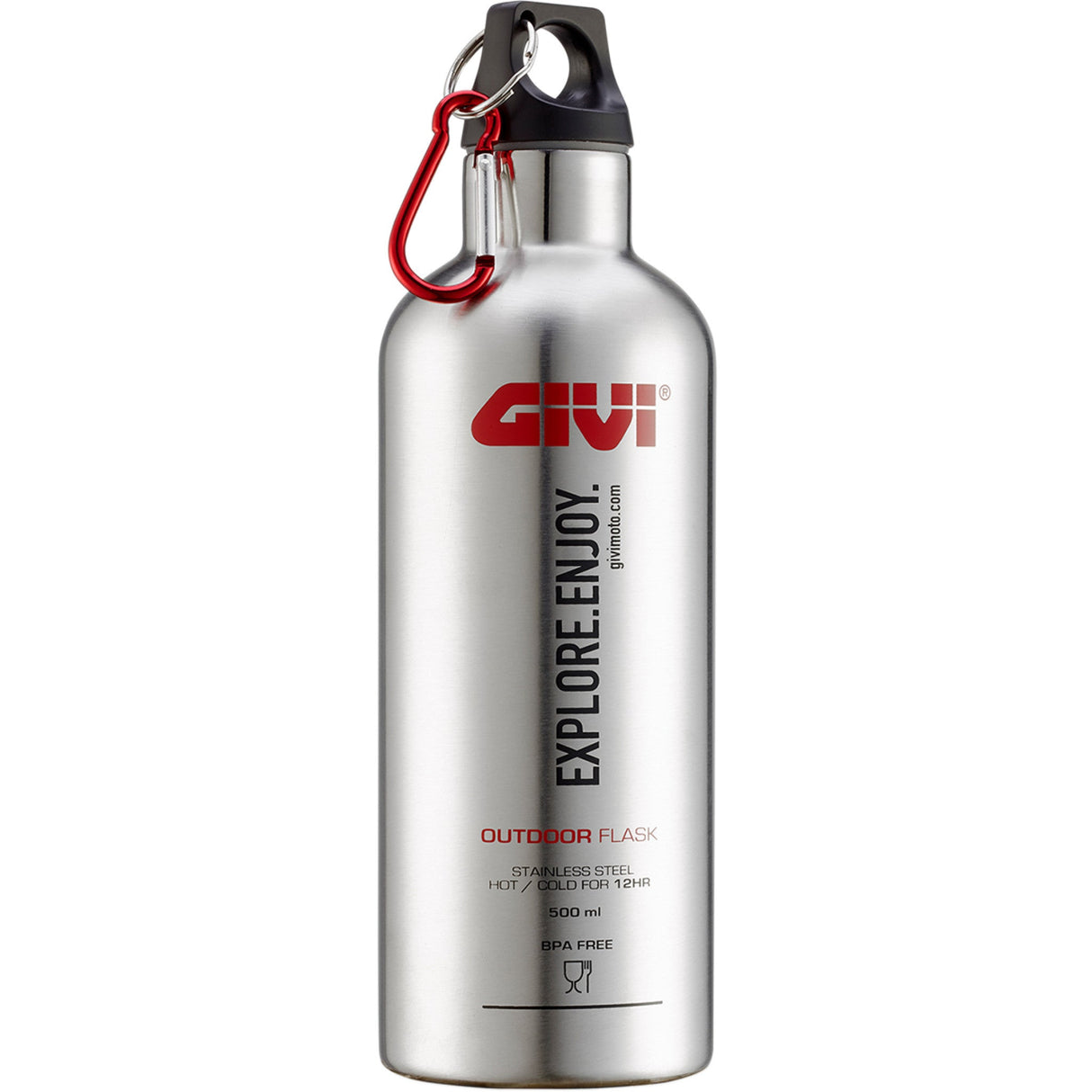 GIVI 3501-1310 STF500S Stainless Steel Thermal Flask