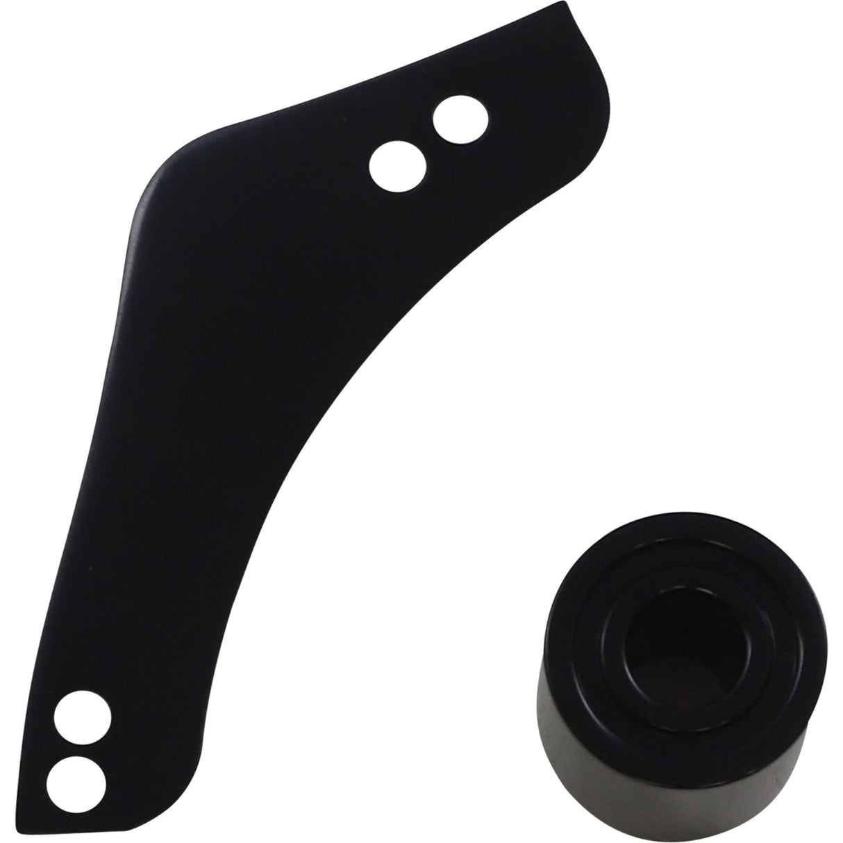Arlen Ness Replacement Breather Bolt Cover Plate Inverted Method Clear Tear Sidekick Right Black - 600-054 For Harley Motorcycles 2017-2025