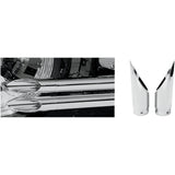 BARON 1812-0169 BA-1100-00 Family Jewel Exhaust Tip chrome - xtreme slash
