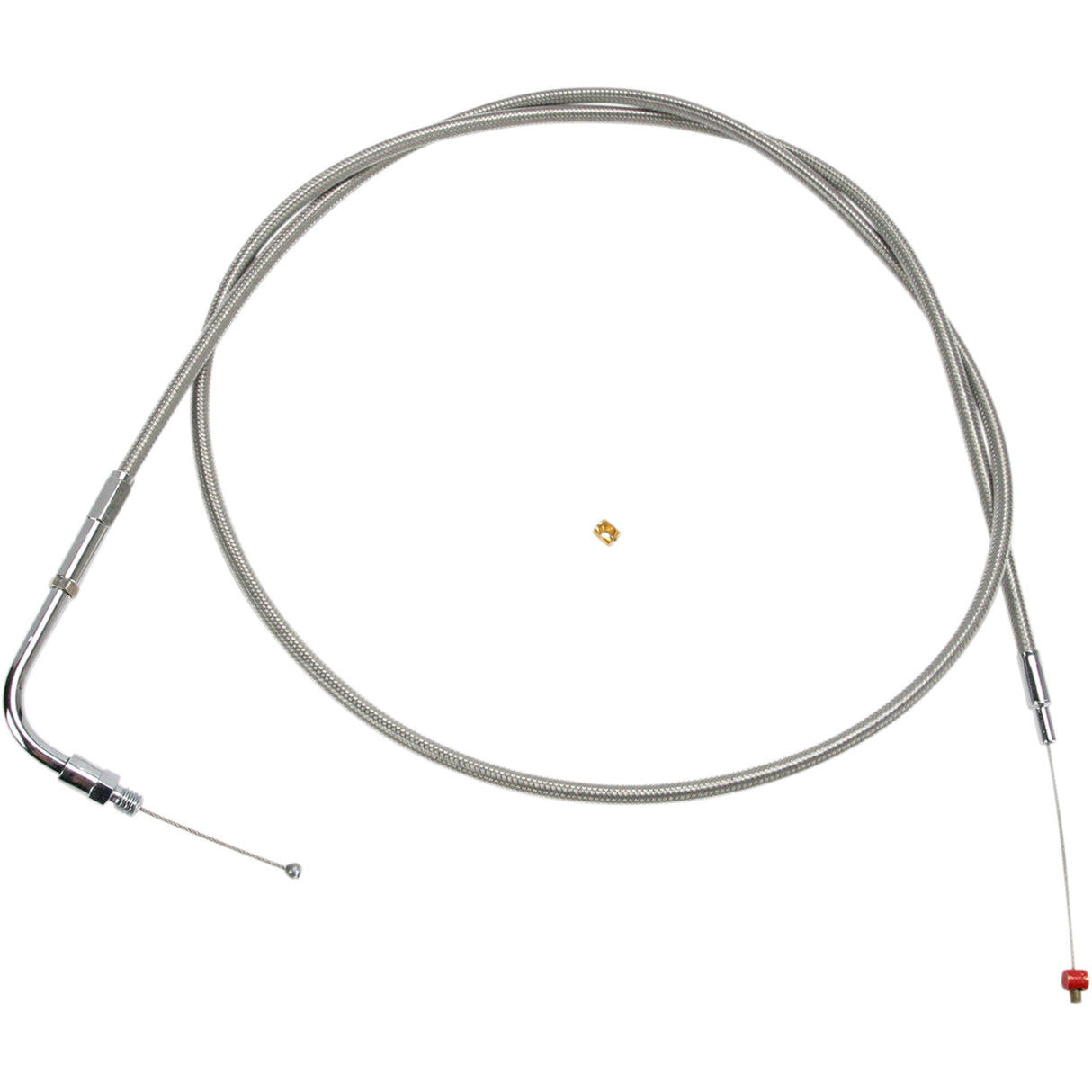 Barnett Stainless Steel Throttle Idle Cable +6" - 102-30-30008-06 For Harley Touring 1990-1995