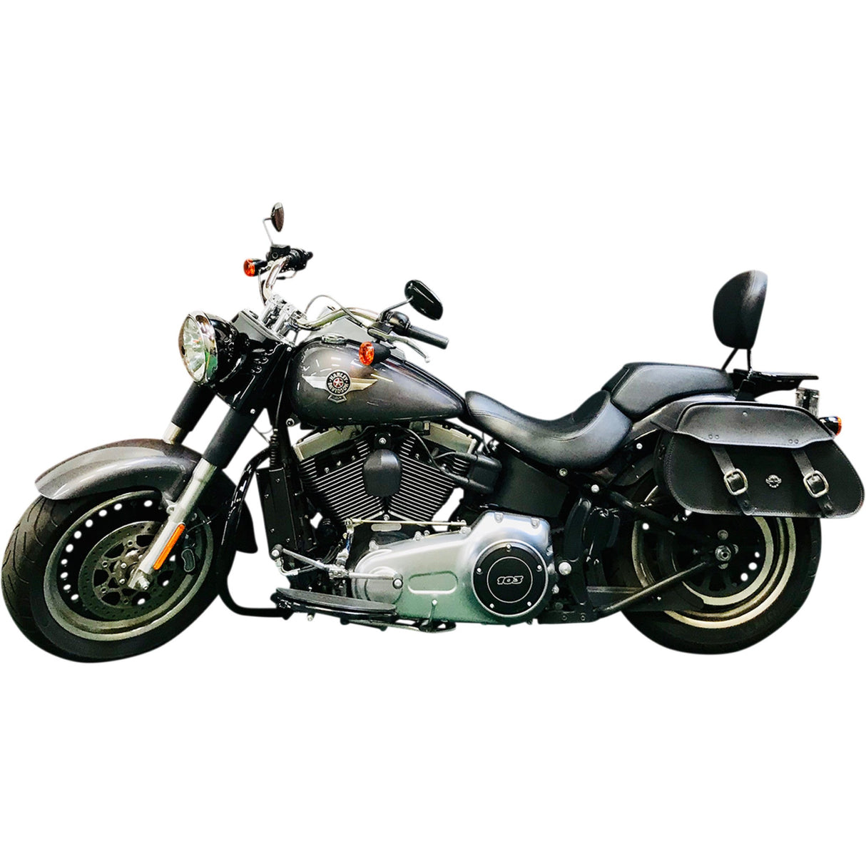 ULTRACOOL 0713-0164 SMS-1G Oil Cooler Kit side mount - gloss black - softail