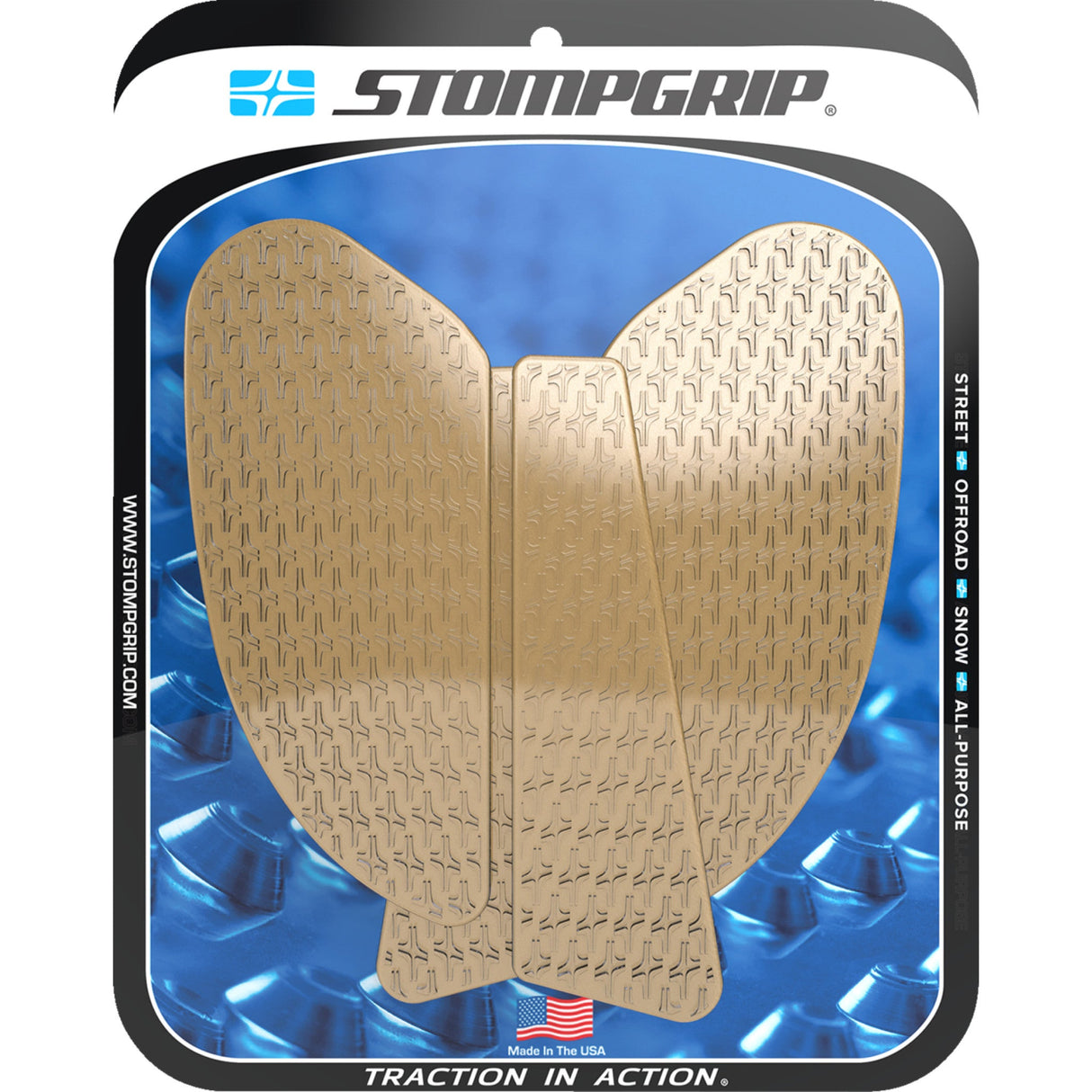 STOMPGRIP 4320-2812 55-14-0201C Icon Profile Traction Pad Tank Grips Traction Pad Tank Grips - Icon - Clear - Z H2