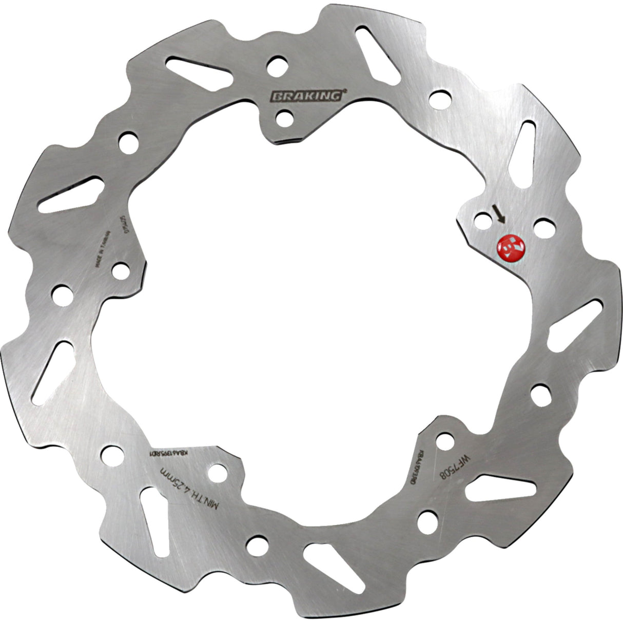BRAKING 1710-3030 WF7508 Non-Directional STX Brake Rotor Brake Rotor - Rear - WF7508