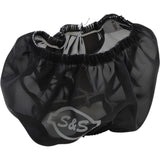 S&S CYCLE 1011-3119 170-0193 Pre-filter Rain Sock for Super Stock Air Cleaner - Standard - Black - Super Sock Air Cleaner