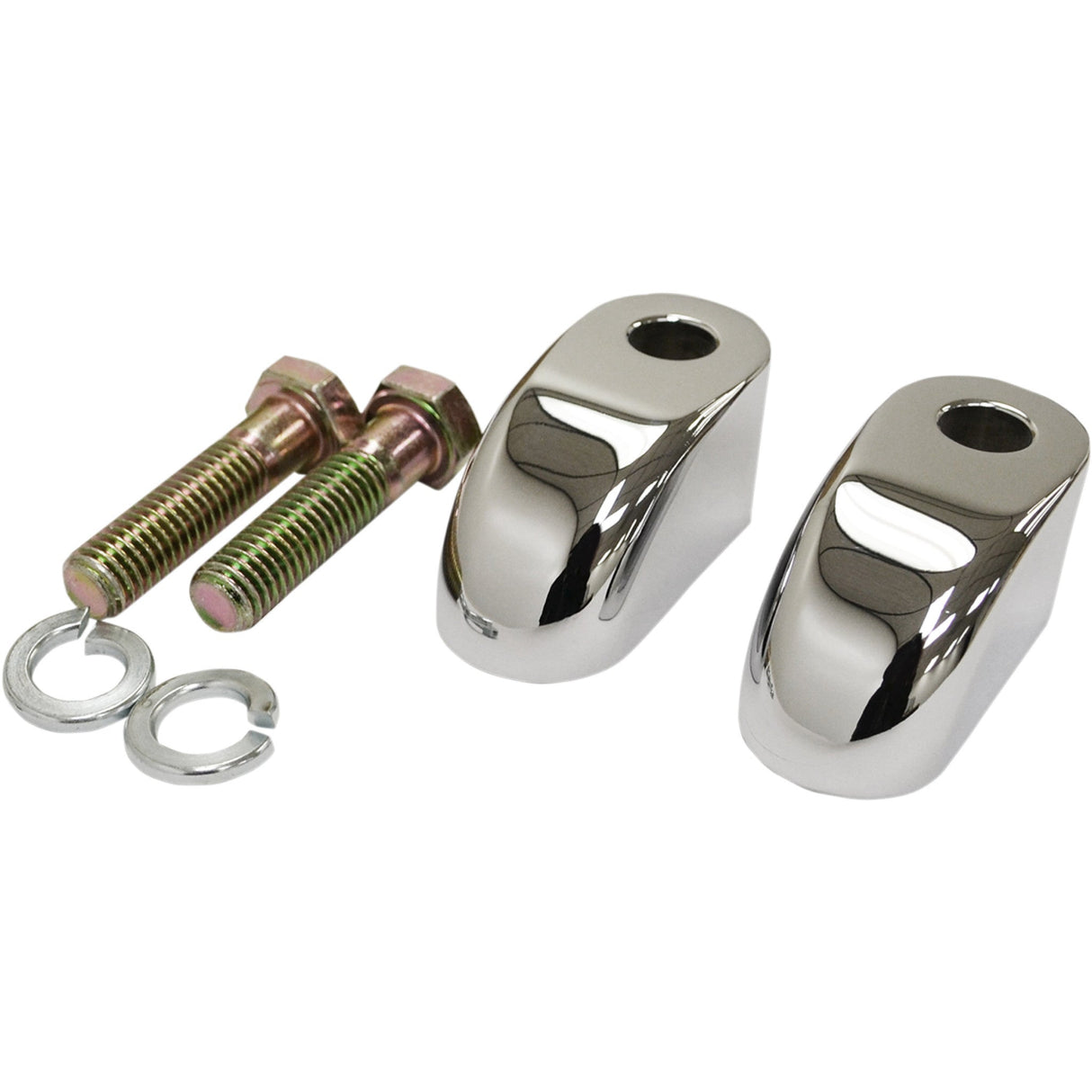 LA CHOPPERS 0602-0689 LA-7416-01 Handlebar Riser Pullback Extension Kit - Riser Extensions - Pullback - 1" - Chrome