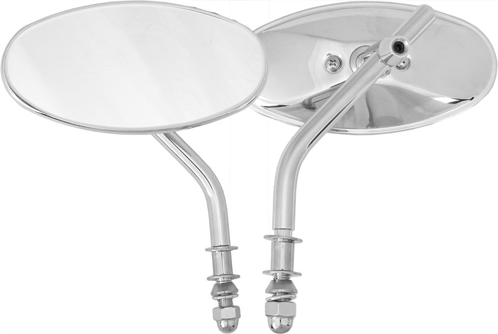 Harddrive 820-55570 153080 OVAL MIRROR CHROME LONG STEM