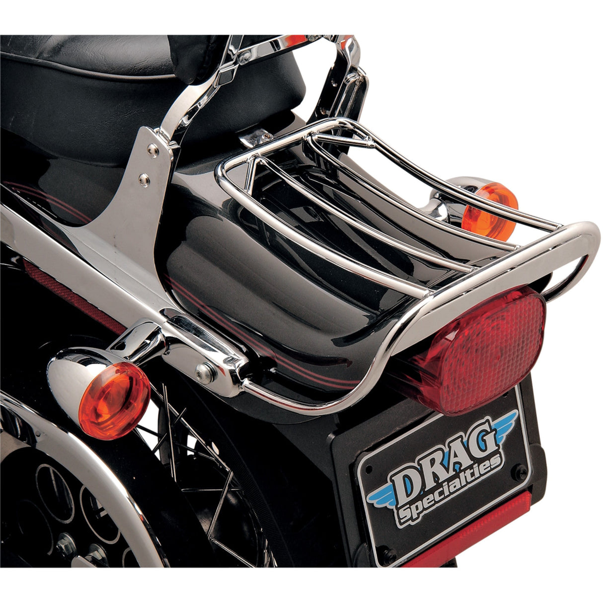 Drag Specialties Bobtail Fender Luggage Rack For Harley Dyna Wide Glide 2002-2005