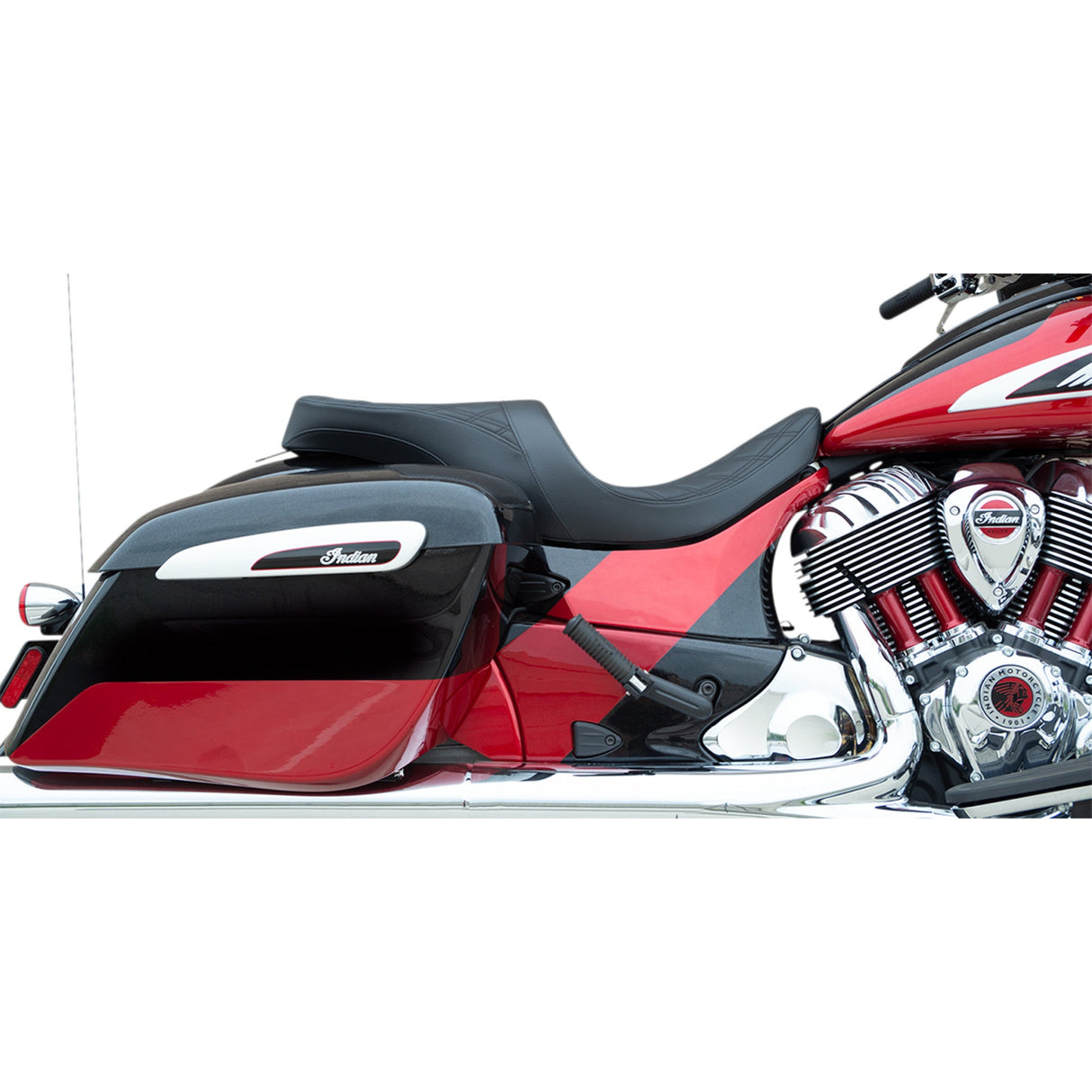 Drag Specialties Touring Seat - 0810-2273 For Indian 2014-2022