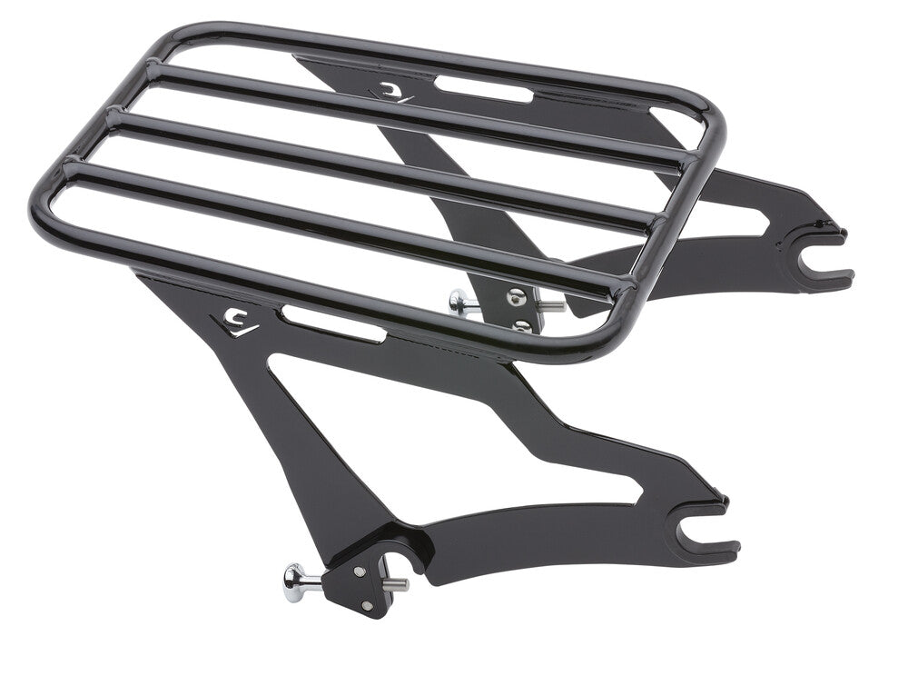 Cobra Detachable Luggage Rack Black FLH FLT - 602-2500B For Harley Touring 2009-2026