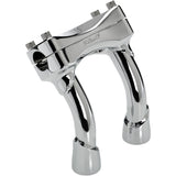 BILTWELL Murdock Handlebar Riser Risers - Pullback Chrome