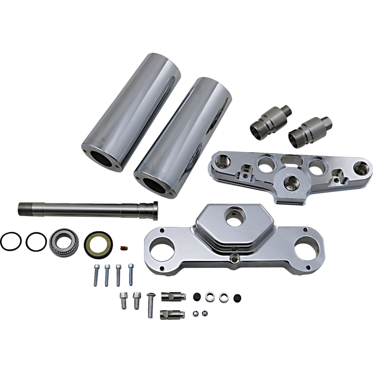 HAWG HALTERS 0408-0376 41FBCR4 Softail 4° Triple Tree Kit Triple Tree - 4° - Chrome