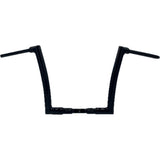 FAT Baggers INC. 1-1/2" EZ Install Flat Top Handlebar 12" Black - 616012-B For Harley Road Glide 2021-2022