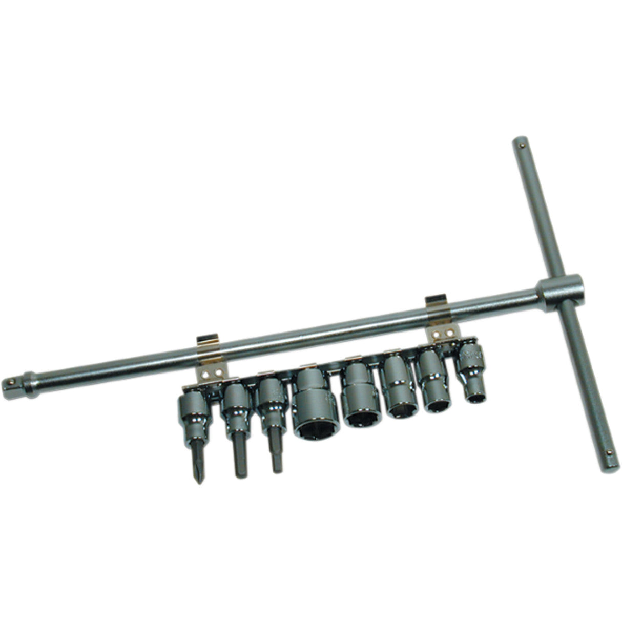 CRUZTOOLS 3812-0001 TSDS38 Sliding T-Driver with 8-Piece Socket Set T-Driver with Sockets/Bits
