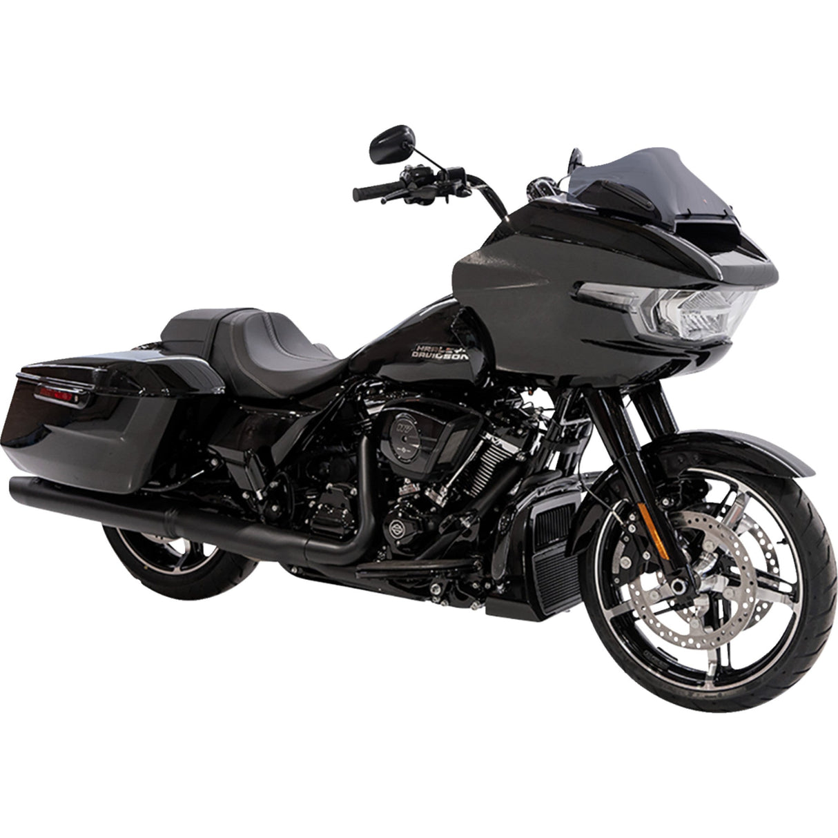 Klock Werks Sport Flare® Windshield 8" Dark Smoke - KWW-01-0708-DS For Harley Road Glide 2023-2026
