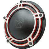 Kodlin Usa NXL Redline Derby Cover - K25409-RL For Harley Touring 2017-2026