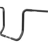 LA Choppers Twin Round Handlebar 16" Black - LA-7325-16B For Harley Touring 1996-2023