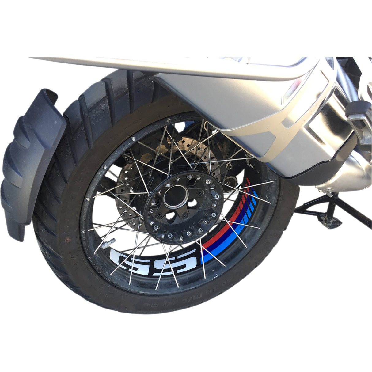 Puig HI-Tech Parts GS Rim Strips - 20151N For BMW R1200GS Adventure / R1250GS Adventure 2014-2023 | Suzuki 600 / 750 2011-2020