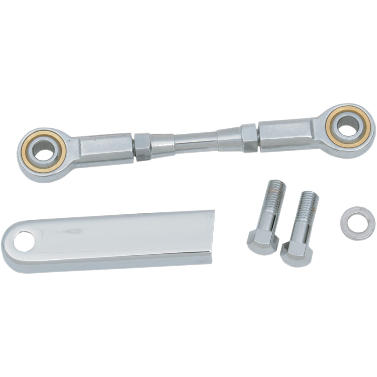 DRAG SPECIALTIES 1601-0289 Shifter Linkage Shift Linkage - Chrome - 4-3/8"