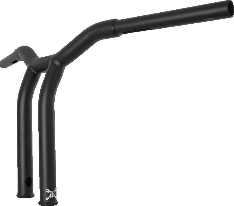 Burly Brand B12-6052SB Dominator Raked Bar 12in - Matte Black