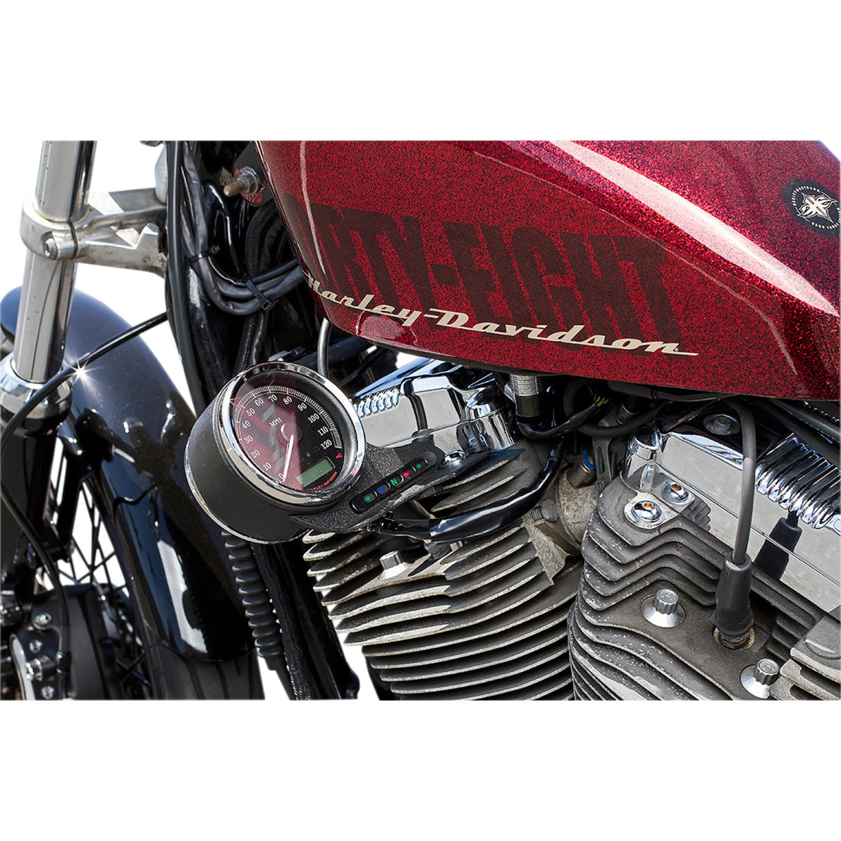Cycle Visions Relocation Bracket - CV5051 For Harley Sportster 1989-2017