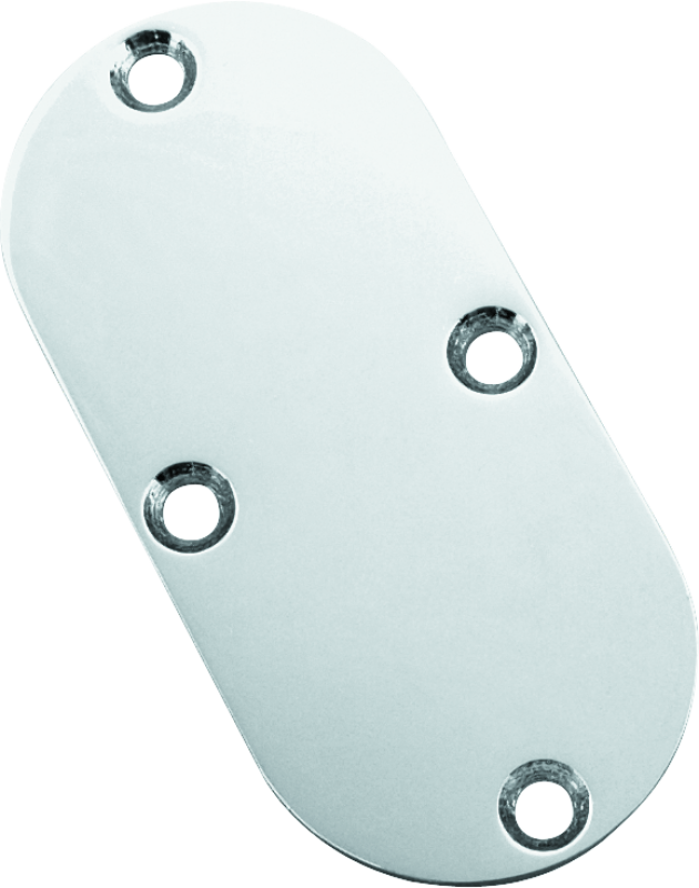Bikers Choice 490592 65-86 FL FX 4 Speed Chrome Inspection Cover Replaces H-D 60572-78T No Shifter Hole