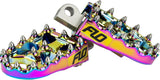 Flo Motorsports 122-8061 FPEG-800BLK MOTO STYLE FOOTPEG SET BLACK 2"X3.125"