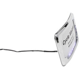 CYCLE VISIONS 2030-1270 CV4641 3-Hole Mounted LED Lighted License Plate Frame License Plate Frame - Chrome