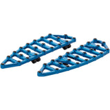 Arlen Ness MX Billet Floorboards Blue - 06-892 For Harley Motorcycles 1980-2026