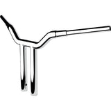 LA CHOPPERS 0601-6269 LA-7343-14 One-Piece Kagefighter Handlebar - 14" x 1-1/2" - Chrome