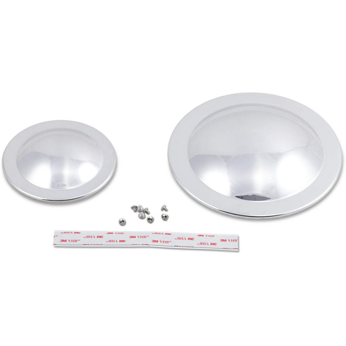 BELT DRIVES LTD. DS360420 MD-200 Polished Domed Pulley Cover Kit Mini-Dome Pulley Covers