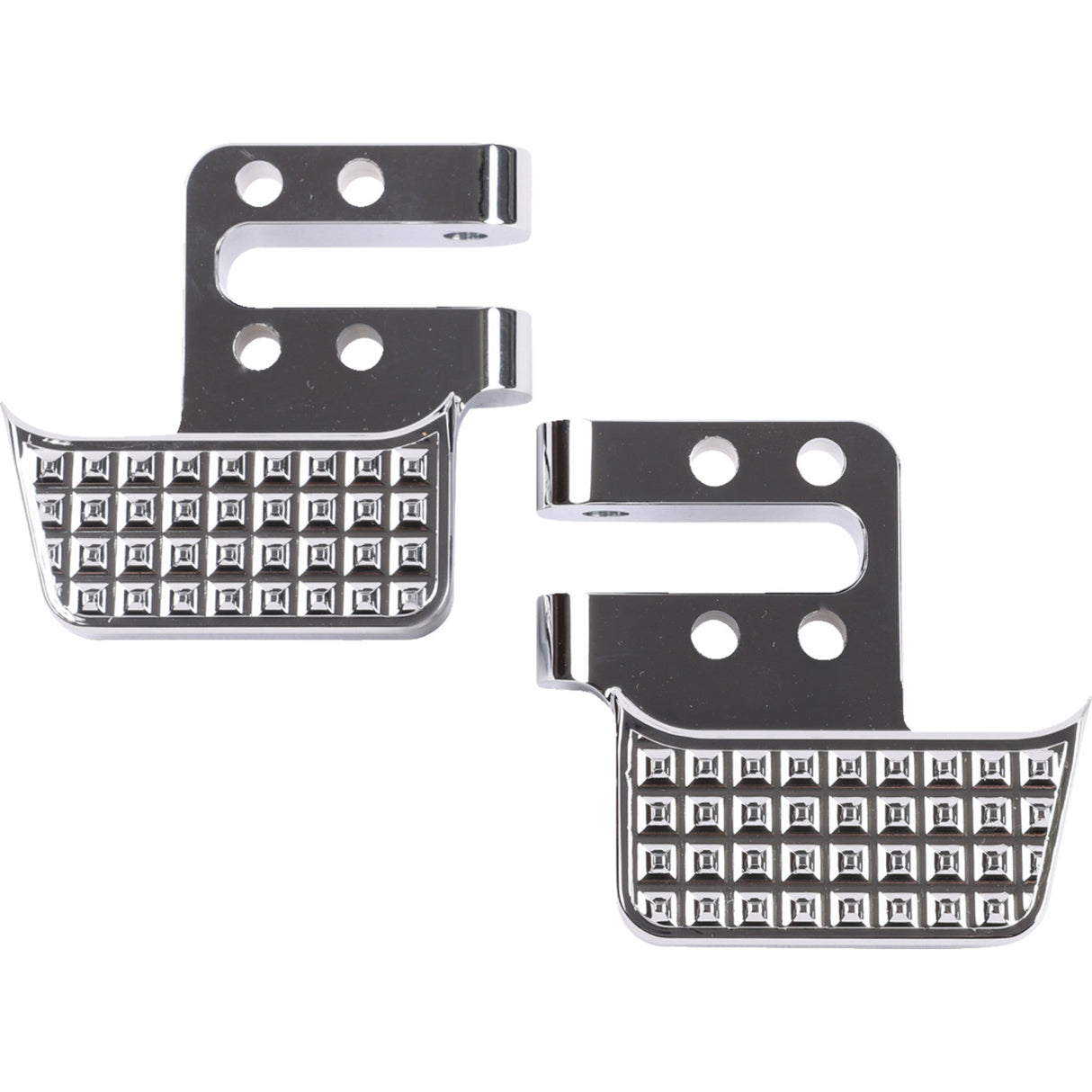 THRASHIN SUPPLY CO. 1621-1116 TSC-2214-3 Floorboard Extensions - Apex Floorboard Tail Extension - Chrome