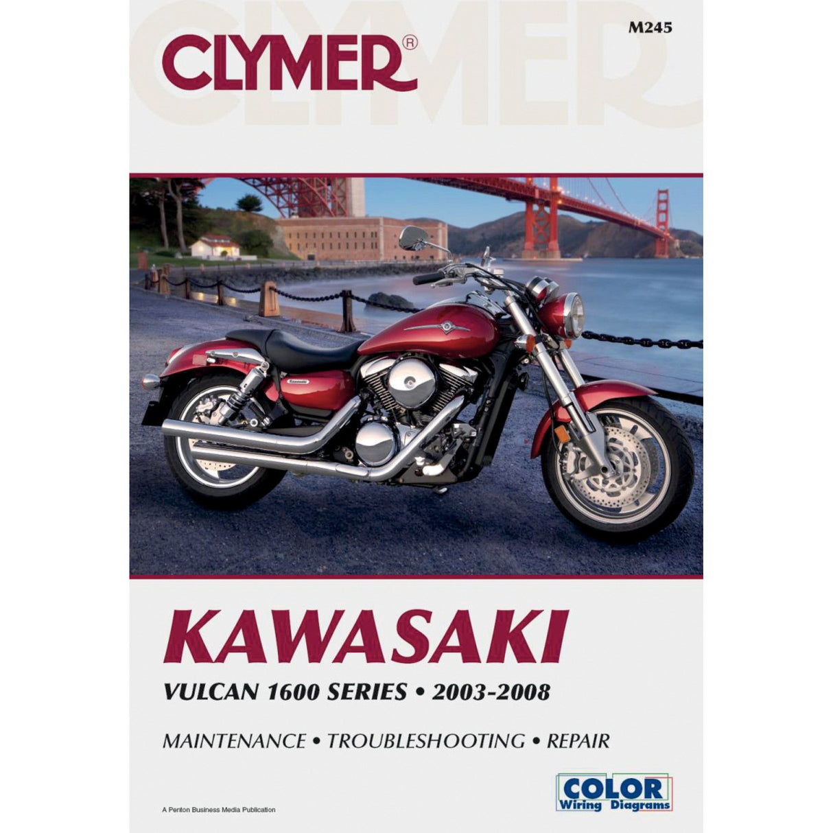 CLYMER 4201-0216 CM245 Motorcycle Repair Manual — Kawasaki Manual - Kawasaki Vulcan 1600 '03-'08