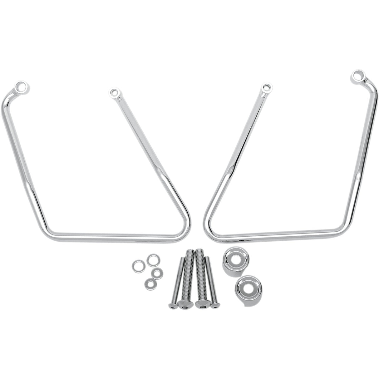 DRAG SPECIALTIES 3501-0159 Chrome Saddlebag Support Brackets Saddlebag Support - Chrome - XL '04-'22