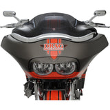 Klock Werks Sport Flare® Windshield 8" Smoke - KWW-01-0189 For Harley Road Glide 1998-2013