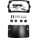 Kodlin USA Elypse 3-1 LED License Plate Kit Amber Red White Black - KUS20300 For Harley Touring 2013-2023