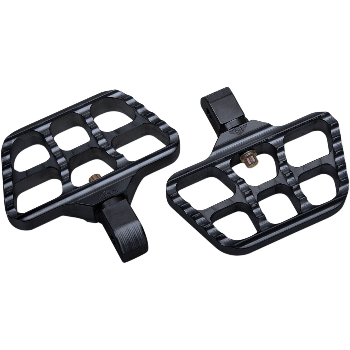 JOKER MACHINE 1621-0920 08-644-7B Mini Serrated Floorboards - Black - Softail