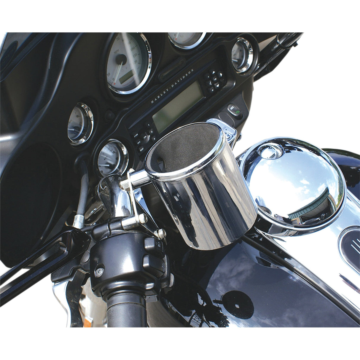 RIVCO PRODUCTS 0636-0013 CHC10 Cup Holder chrome