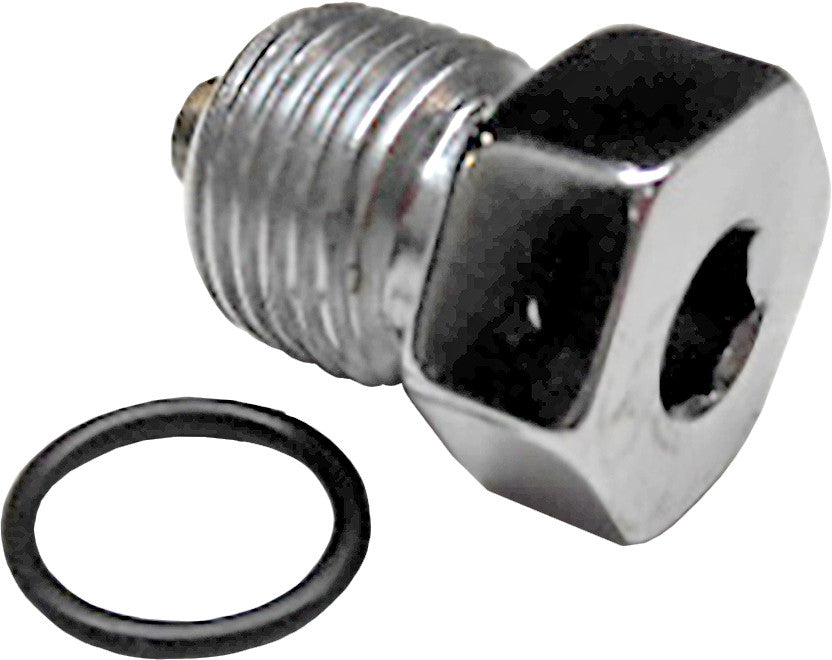 Colony Machine Trans Drain Plug CHR Oversize BIG Twin 9/ Thread - 2807-1 For Harley Motorcycles 2000-2019