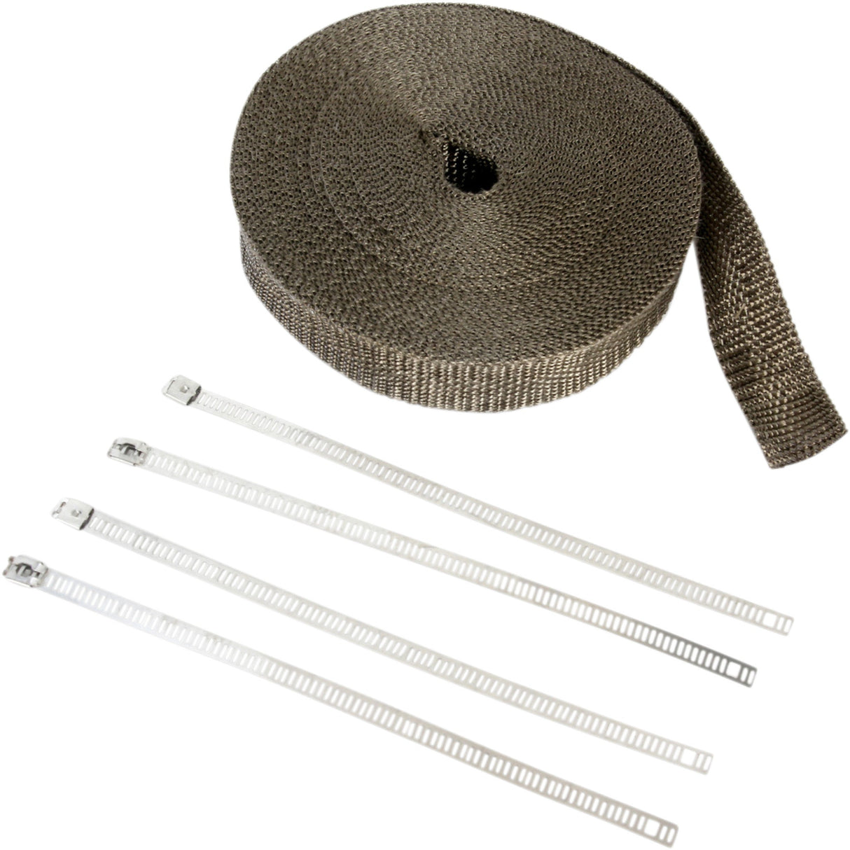 CYCLE PERFORMANCE PROD. 1861-0975 CPP/9052SL Lava Rock Exhaust Wrap Kit metallic - 1" x 50'