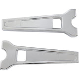 LA CHOPPERS 0602-1414 LA-7480-08C Performance Risers - Straight - 8" x 1-1/4" - Chrome