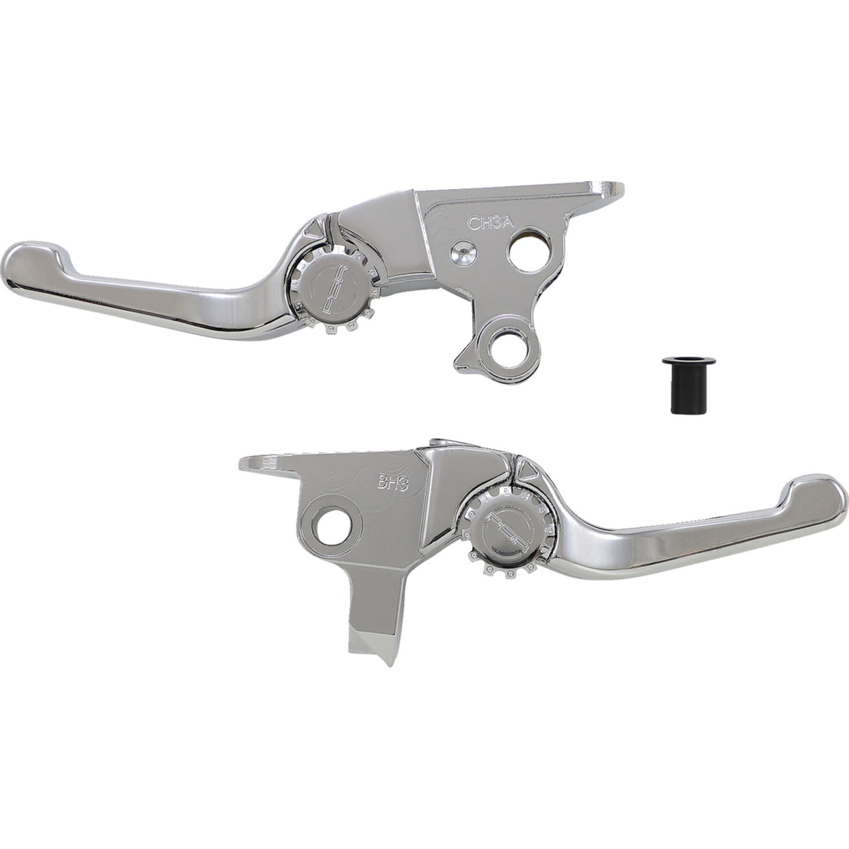 PSR Anthem Shorty Lever Set Chrome - 12-01666-20 For Harley Touring 2021-2025