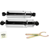 Progressive Suspension 412 Series With Covers Shock Absorber - 412-4041C For Harley Motorcycles 1991-2017