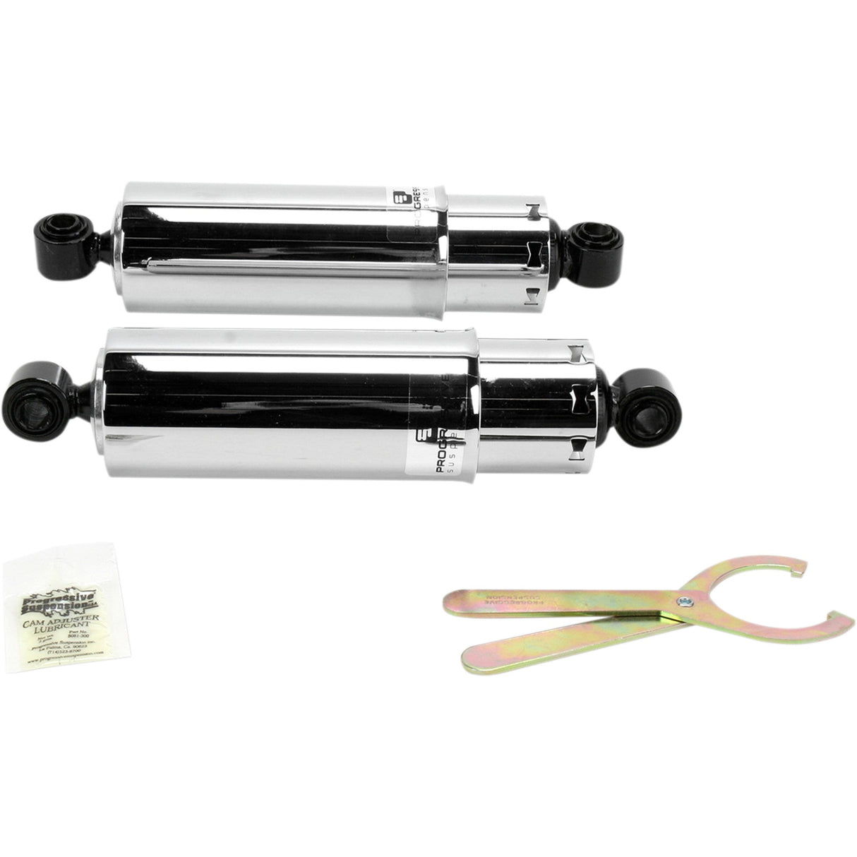 Progressive Suspension 412 Series With Covers Shock Absorber - 412-4042C For Harley Motorcycles 1991-2017