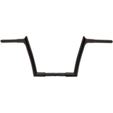 FAT BAGGERS INC. 0601-4755 907010-B 1-1/4" EZ Install Pointed Top Handlebar - 10" - Black