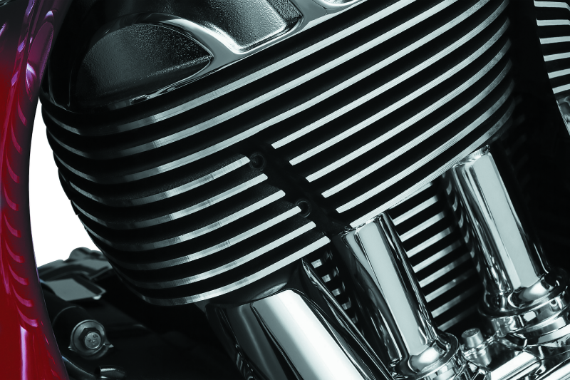 Kuryakyn 7187 Exhaust Port Fillers For Indian Black & Raw