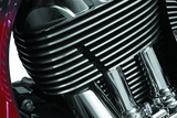 Kuryakyn 7187 Exhaust Port Fillers For Indian Black & Raw