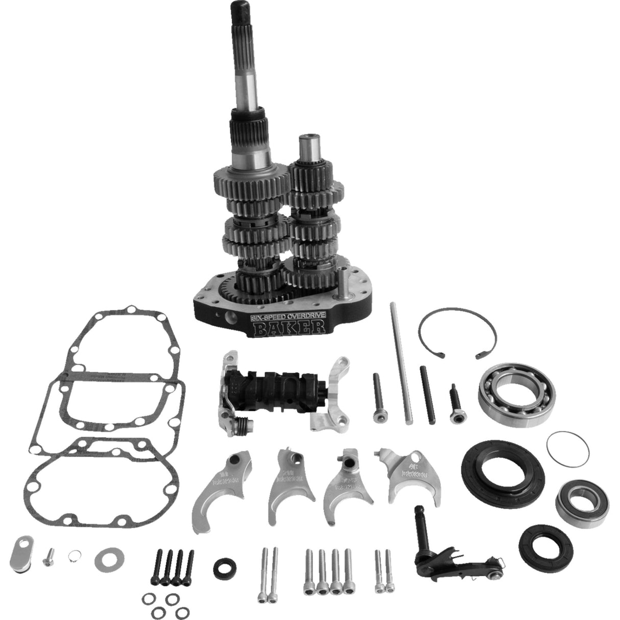 Baker Drivetrain OD6 Gear Set - OD6-401P-03 For Harley 2000-2006