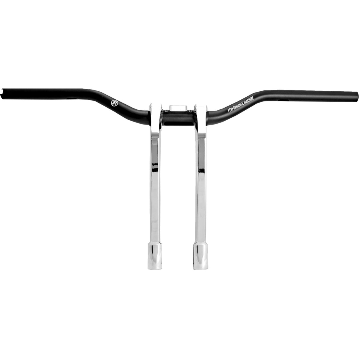 PERFORMANCE MACHINE (PM) 0602-1565 0208-2197M-CH Phatbar & Riser Kit internal wiring/gauge mount holes - 11-1/2" - chrome