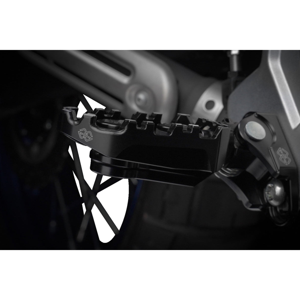 GILLES TOOLING 1620-2567 RGK-119-UF35-SET-B Tech-X Enduro Footpegs Tech-X Enduro Footpeg - Driver - Black