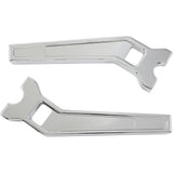 LA CHOPPERS 0602-1418 LA-7481-10C Performance Risers - Pullback - 10" x 1-1/4" - Chrome